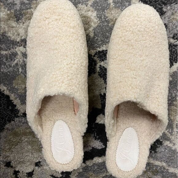 J. Crew Sherpa clogs Item BD337* - Picture 1 of 3
